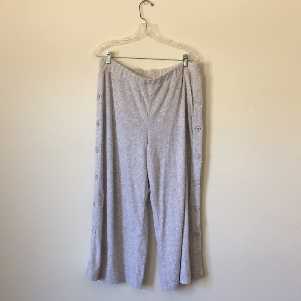 Anthropologie, cropped terry cloth lounge pant